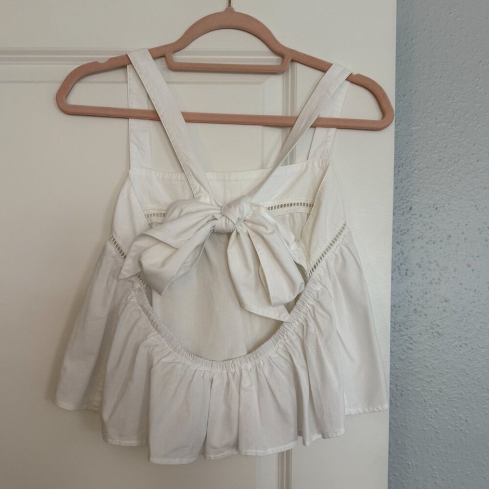 Day + Moon White Top And Skort Set View 4
